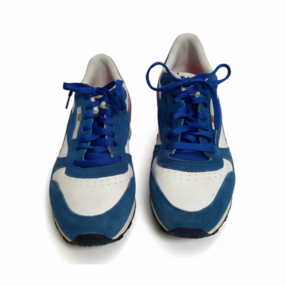 REEBOK Blue and White Sneakers with Red Accents SIZE 13 - Picture 8 of 10